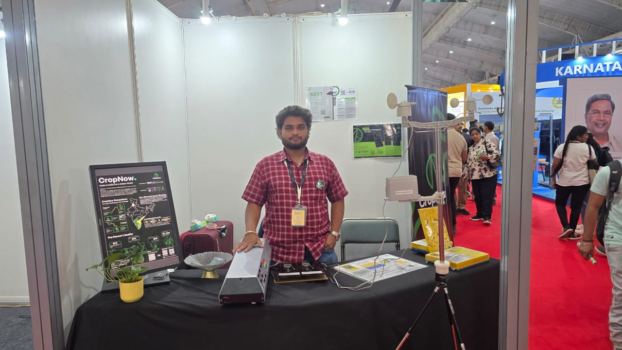 Manning the booth