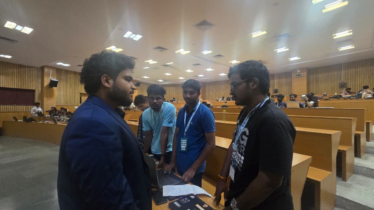 Speaking with students