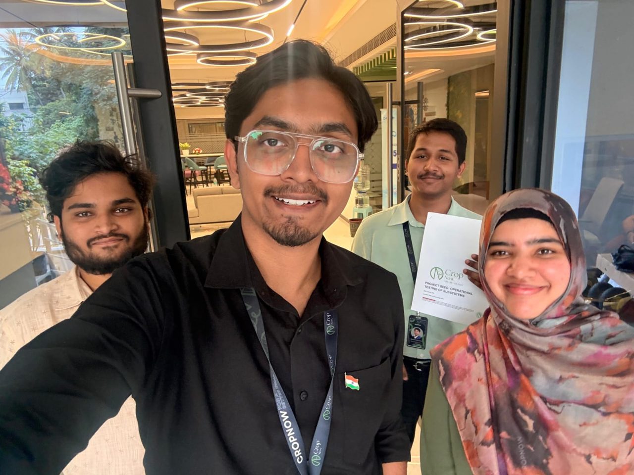 with core team