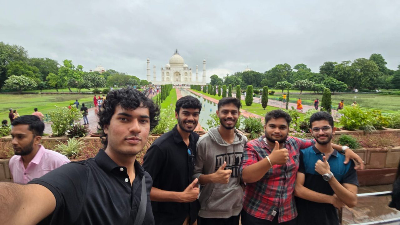 The Taj Mahal, same trip